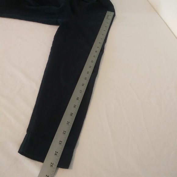 Naturals d&CO. women's size S navy blue long sleeve top - Picture 8 of 13